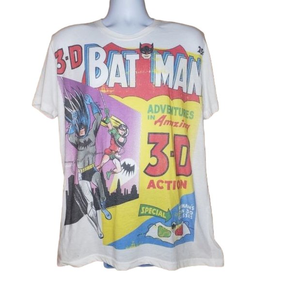 Batman Other - BATMAN 3-D ACTION T SHIRT Size XL